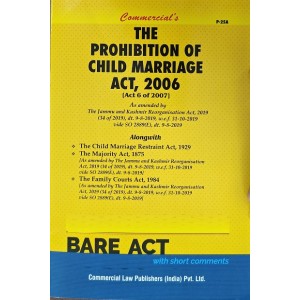 Commercial's Prohibition of Child Marriage Act, 2006 Bare Act 2023